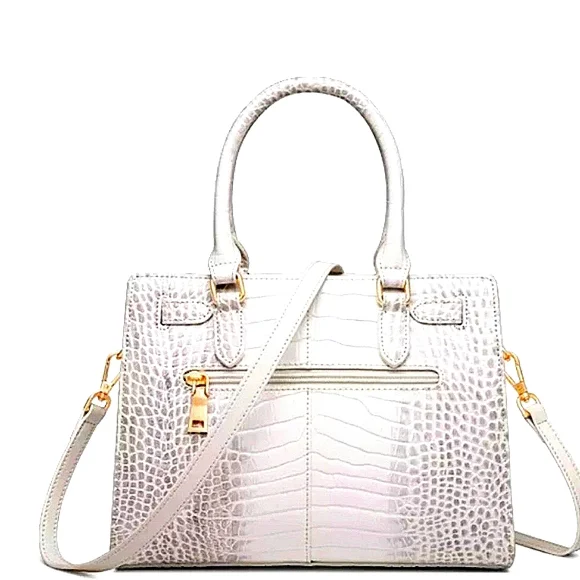 ♥️Susan.NWT Crocodile embossed leather crossbody Bag - Picture 3 of 6